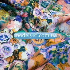 Ткань Трикотаж кукуруза принт